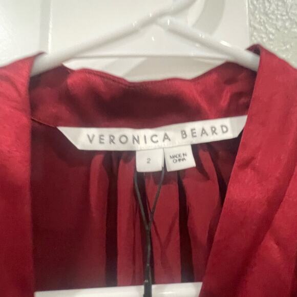 NWT Veronica Beard Agatha Wrap Dress Size 2 - Picture 7 of 7